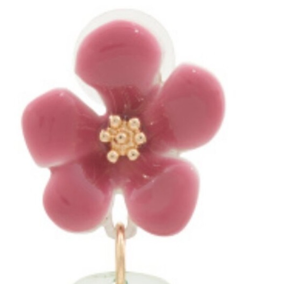 Betsey Johnson Hola To Love Cactus Flower Statement Post Earrings NWT - Picture 3 of 9